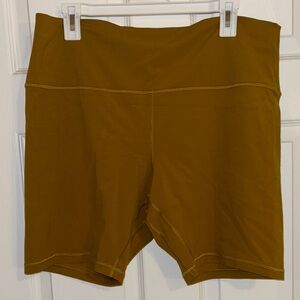 lululemon align Brown Bike Shorts
